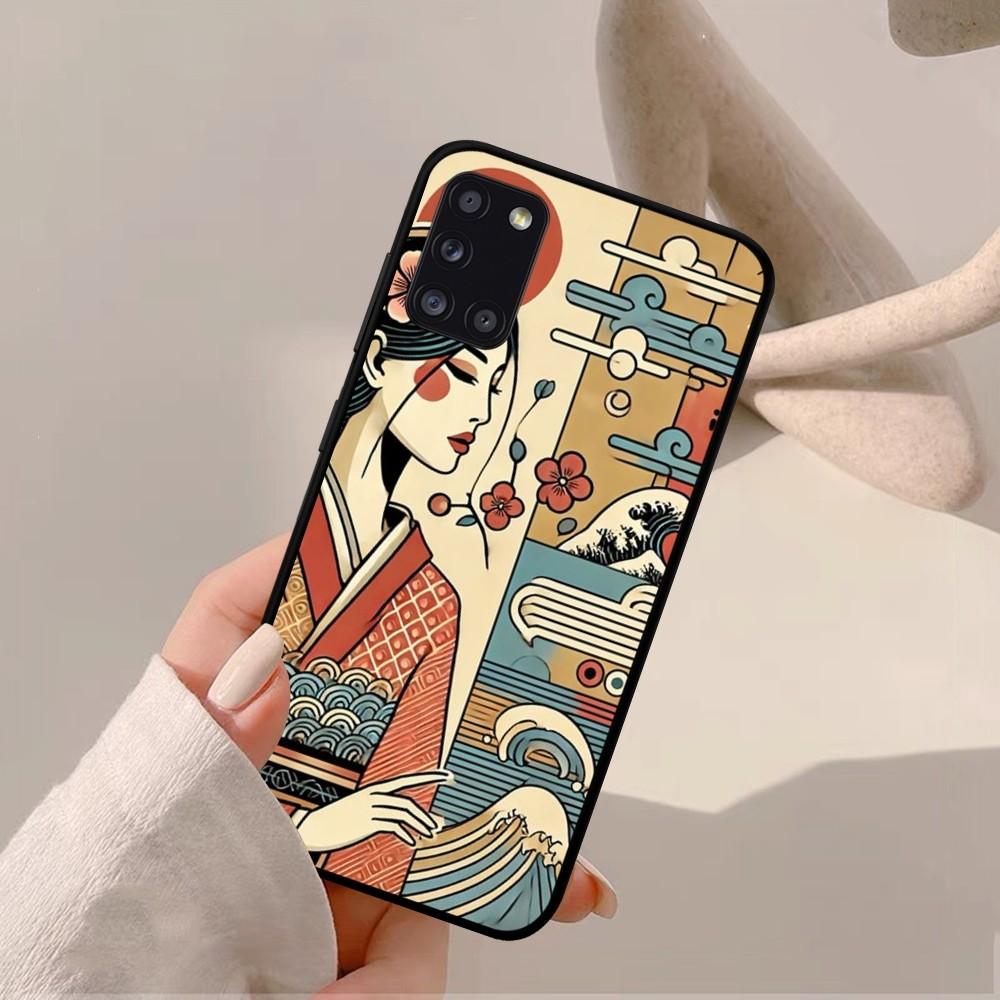 Japanese Style Art Phone Case For Samsung A 10 11 12 13 20 21 22 30 31 32 40 51 52 53 70 71 72 73 91 13 Shell