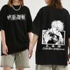2026 Summer Japanese Anime Jujutsu Kaisen T-shirt Manga Ryomen Sukuna Men Short Sleeve T-shirts Oversized Casual T Shirt Summer Shirt