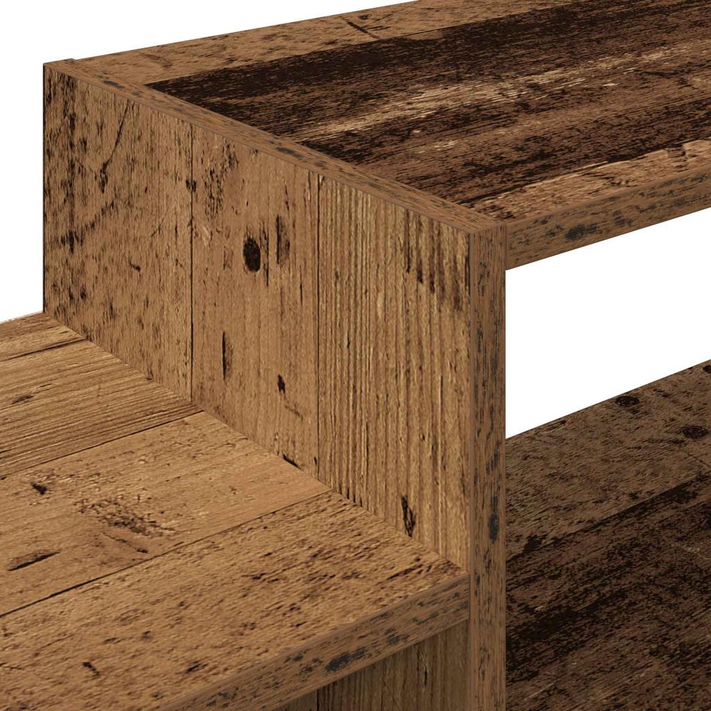Wall Mounted TV Cabinet Wall Bracket Reclaimed Wood