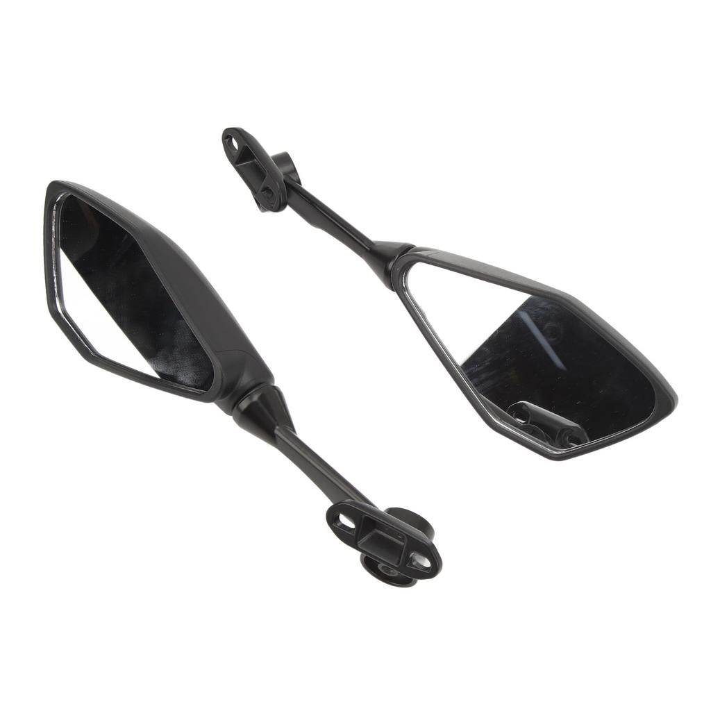 2PCS Motorcycle Rearview Mirror Clear View Wide Vision Shockproof Handlebar Side Mirror for Motorbike
