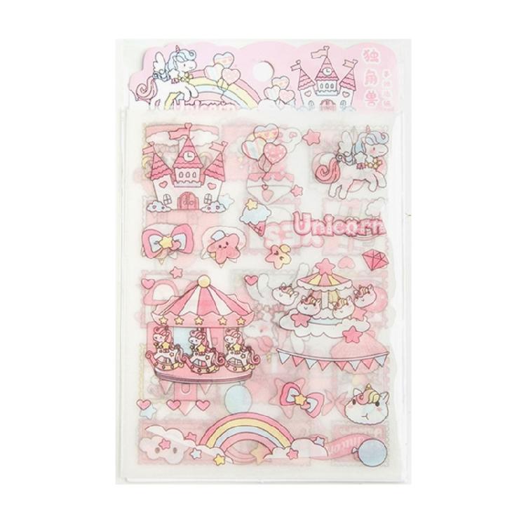 Glittering Matte Finish Journal Sticker Waterproof Decorative PET Sticker For Art Craft Scrapbooking Notebook Planner