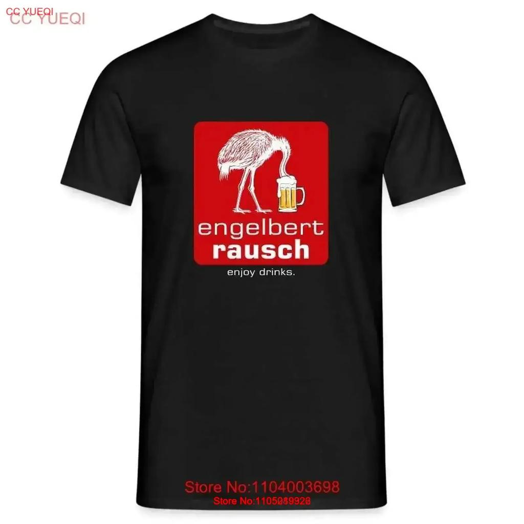 Engelbert Rausch Beer T Shirt Funny Idea Parody vintage Washed fashion Slightly graphic Soft Stylish designer clothes vintage