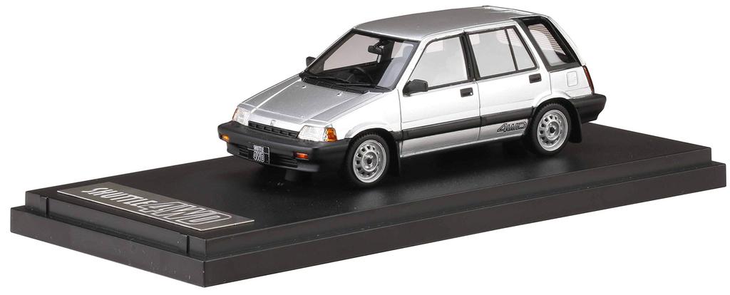 MARK43 Honda CIVIC SHUTTLE 4WD M 1984 Silver Finished Product 1/43 (AR)