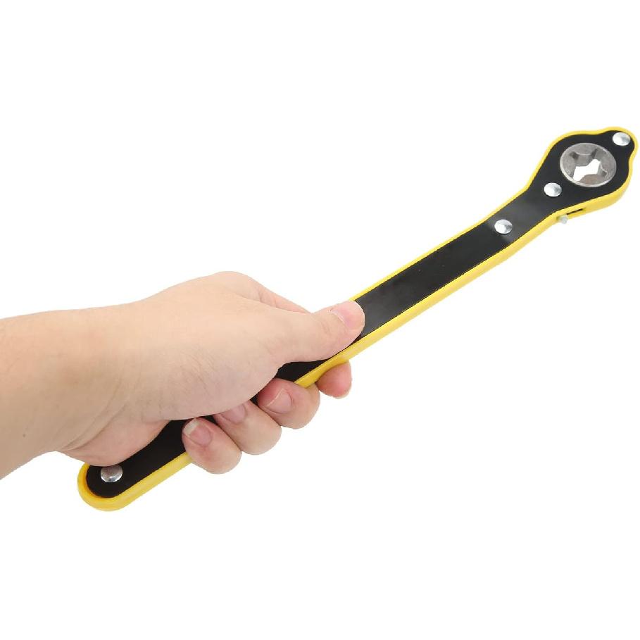 Auto Labor-Saving Jack Ratchet Wrench, Pair 13.4in Car Jack Ratchet Wrench Labor Saving Tire Wheel Lug Wrench Repair Tool for Cars SUVs Trucks