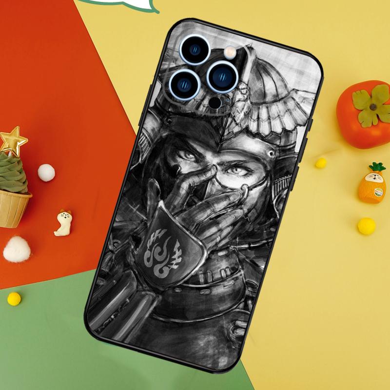 

Japan The Samurai Ninja Phone Case For iPhone 17 Pro Max 16 14 13 12 11 15 Pro Max Plus 12 13 Mini 16e 17 Air Cover iPhone 11Pro MAX
