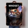 Cute Cat Metal Poster Custom Wall Art Retro Vintage Tinplate Signs for Man Cave Decoration Home Decor Items Bedroom Decorations