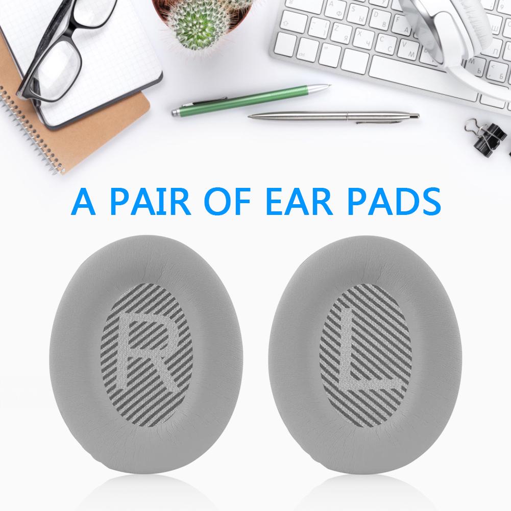 2pcs Headphone Earpads Replacement PU Leather Ear Pads Sleeve Accessories Parts Portable for Bose QuietComfort 15/25/35/Ae2/Ae2i