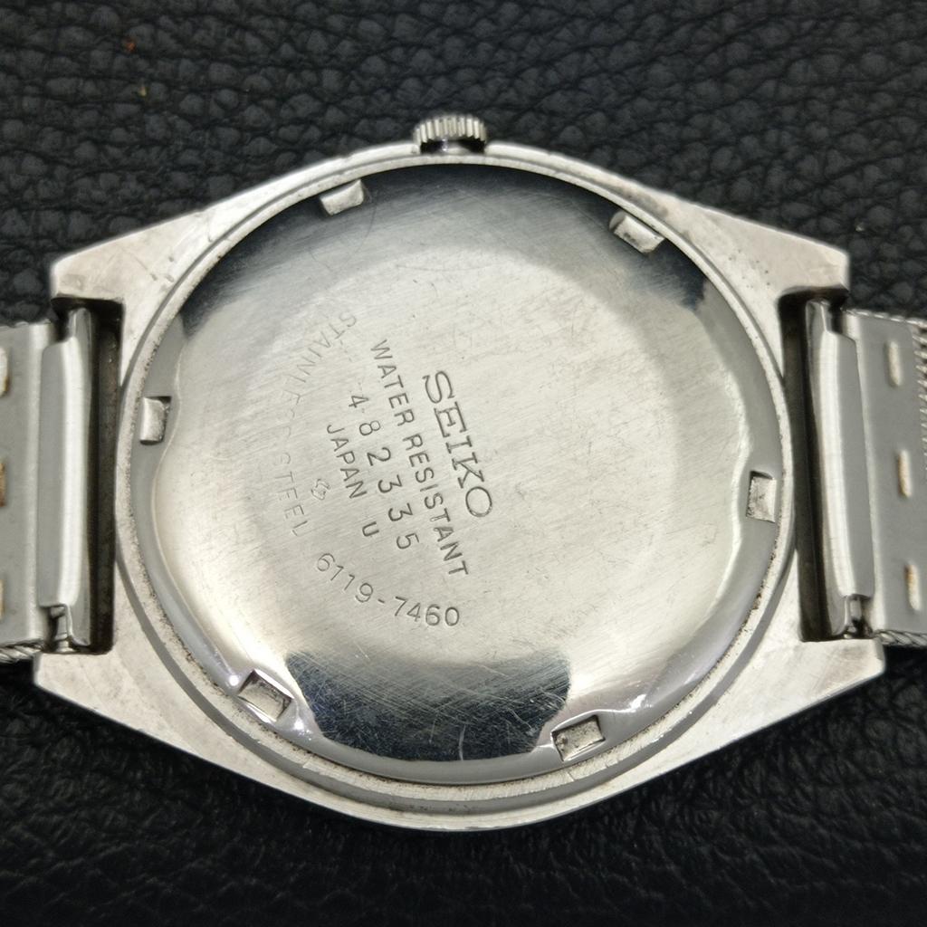 AUTOMATIC 6309A VINTAGE SEIKO JAPAN MENS SKY BLUE COLOR DIAL WATCH a701427-5 R206b-a701427