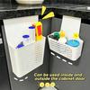 Kitchen Cabinet Door Interior Storage Shelf and Box, Hanging Hook Behind the Door, Kitchen Cabinet Door Basket Shelf Baskets