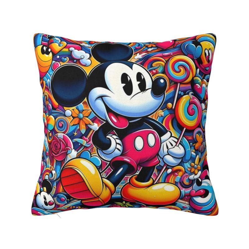 Custom Disney The Mickey Mouse Pillow Decor Home Cartoon Modern Cushion Cover Car Pillowcase