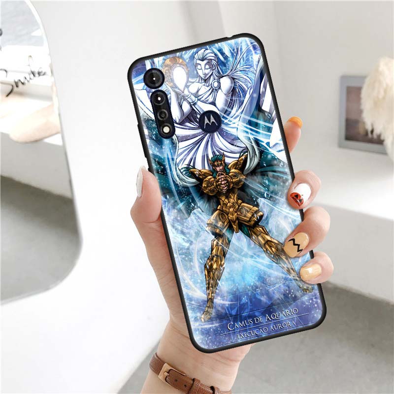 

Чехол для Motorola Moto G9 Play G8 Power Lite One Fusion Plus E6s G Stylus G30 G10, чехол для телефона Funda Capa Saint Seiya Knights Moto G Stylus(2021)