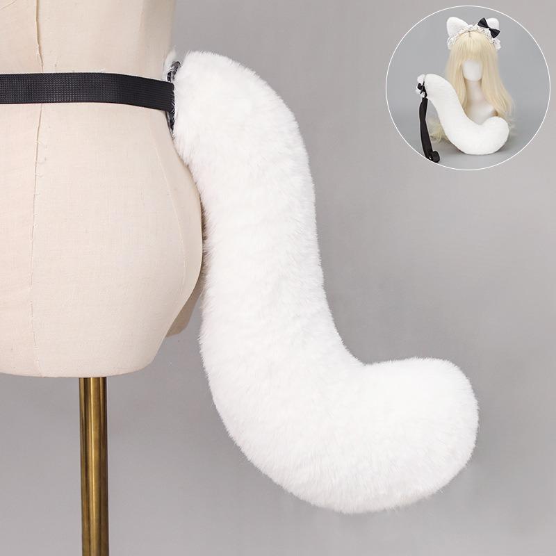 Handgemachtes Lolita Tierohr Mädchen Stirnband Comic-Con Eternal Walnut cos Requisiten Katzenohren Stirnband Katzenschwanz Set