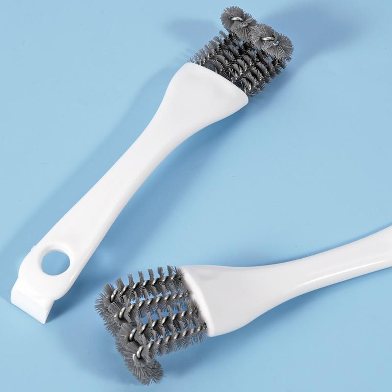 3pcs Bird Cage Cleaning Brush with Long Handle Gap Shovel Brush Hamster Rabbit Cage Gap Cleaning Brush Parrot Supplies