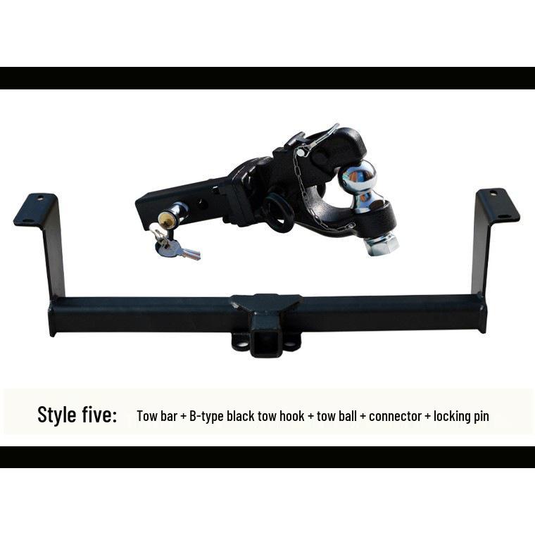 Compatible with 2014-2019 Nissan X-Trail & Qashqai models. Includes square-mouth tow bar and "rogue" tow hook ball modification.