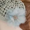 Bohemian Style Crochet Flower Hat Handmade Hollow Out Knitted Hat Retro Weave Cap  Girls