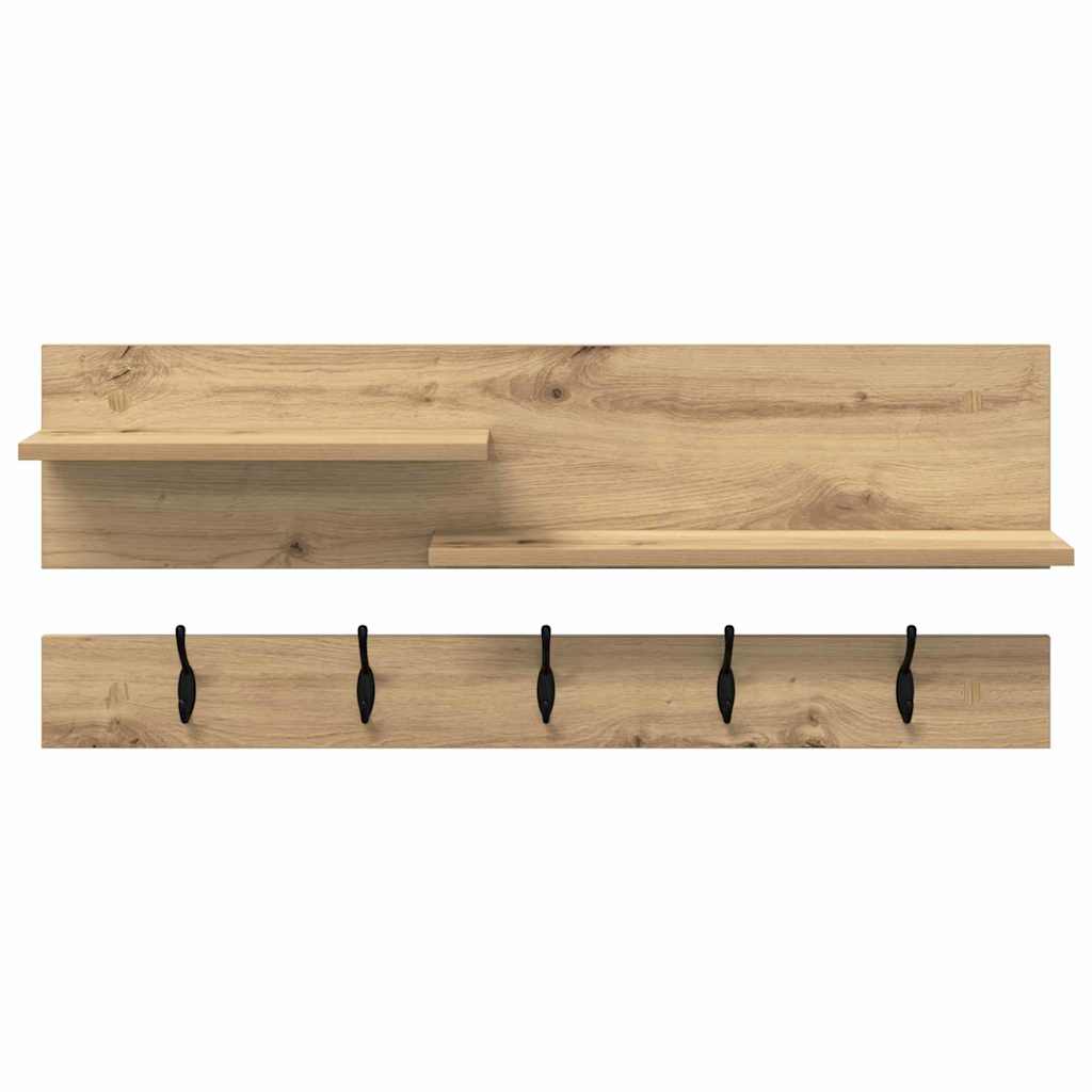 Wall Mounted Nightstand Artisan Oak 90 x 15 x 36 cm
