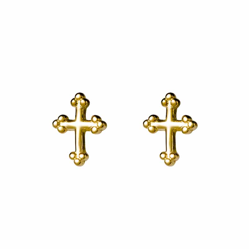 S925 Silver Cross Stud Earrings for Women Vintage Personality Jewelry Couple Date Party Gift New Fashion Accessories