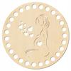 Plywood base for a basket, 15cm circle. Crochet bag base. Bottom.