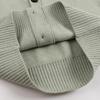 AMI 2025 Classic Couple's Embroidered White Heart Cardigan Wool Sweater