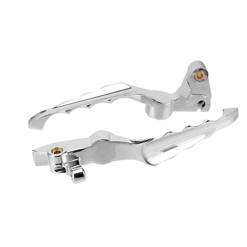 For 1996-2016 V-Star Drag Star XVS 400/650 XVS 1100 1999- 2009 Chrome Skull Brake Clutch Lever For Motorcycles