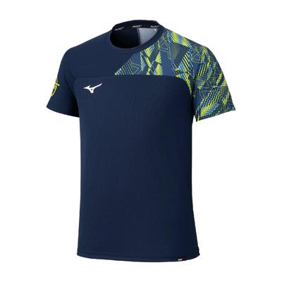 Training Wear Sweat Absorbent Quick Drying Antibacterial and Deodorizing 32JAC210 Dress Navy T-Shirt