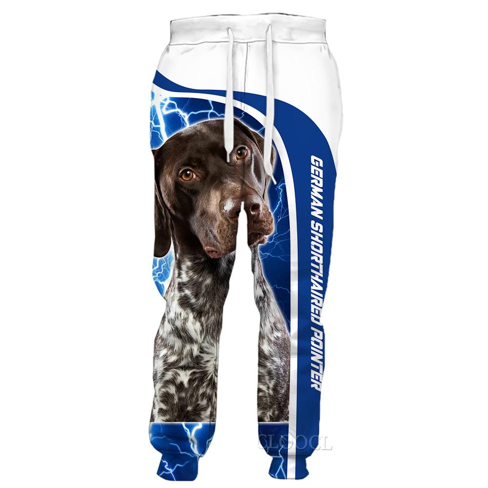 Frühling Herbst Mode Herren Hosen Mode Tier Foxhound 3D Druck Hosen Casual Jogginghose Streetwear Männer Kleidung S-6XL