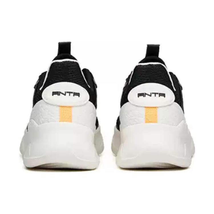 New Anta Life Collection Low Top Casual Shoes Men's Black White 112238870S-3