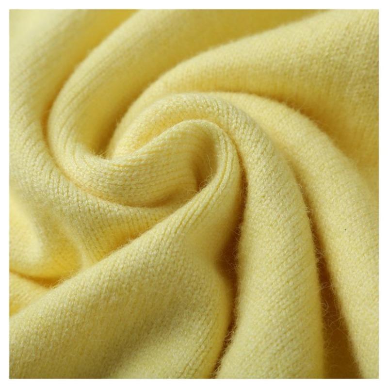 Autumn Winter High Collar Loose Casual Patchwork Knitting Pullover Top Women All-match Bottomed Sweater