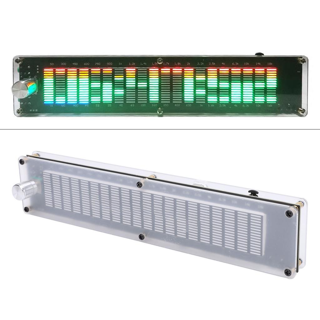 Music Spectrum Equalizer Dual Channel 20 To 20Khz 10 Modes 15 Band DSP LCD Indicator Light Sound Spe