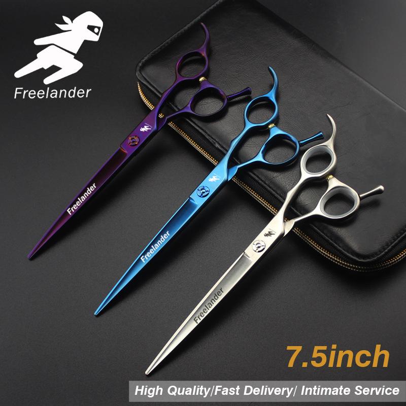 7.5 inch 440C high-end, pet, straight scissors, pet scissors, beauty scissors