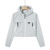 2025 Premium Summer Sun Protection Hooded Ice Silk Jacket for Men, Women & Couples - Breathable Outdoor Sportswear.