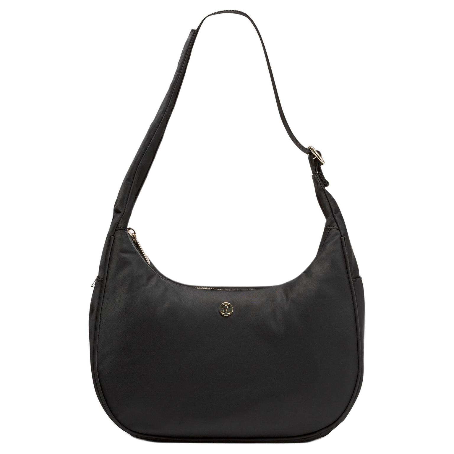 Lululemon City Essentials 4L Adjustable Strap Nylon Shoulder Bag Unisex Shoulder Bag Black Gold LW9FRTS-3385 Black Gold 26790₽