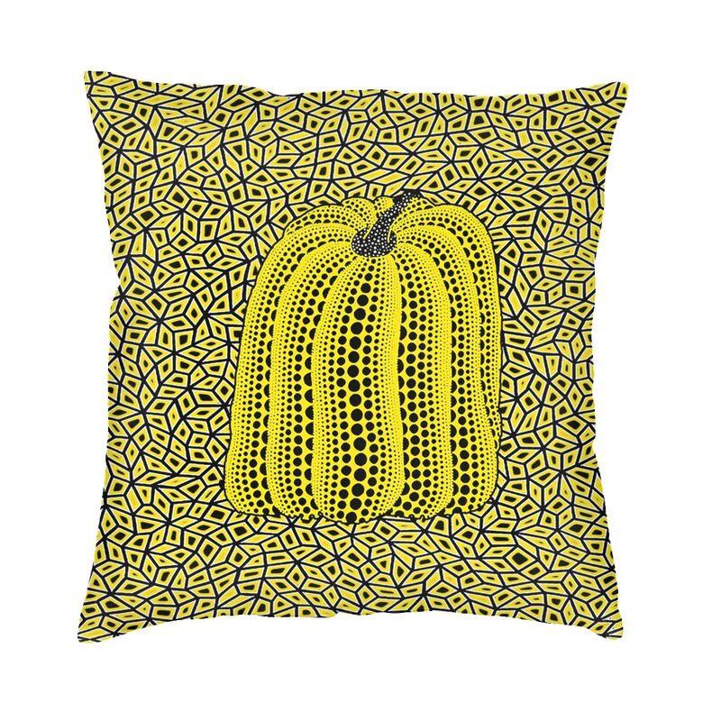 Yayoi Kusama Cushion Cover Two Side 3D Printing Polkadot Pinky Throw Pillow Case for Sofa Cool Pillowcase Home Decorative