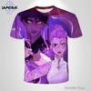 Kpop Demon Hunters Casual Fashion 3D Cartton Short Sleeve Kids Summer Boys Girls T-Shirt Anime Clothes