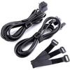 10Pcs Reusable Hook and Loop Cinch Straps Nylon Cable Ties Organizer Adjustable Fastener Securing Cable Straps Cord Management