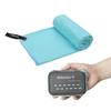 4Monseuteo Microfiber Towel S Light Blue