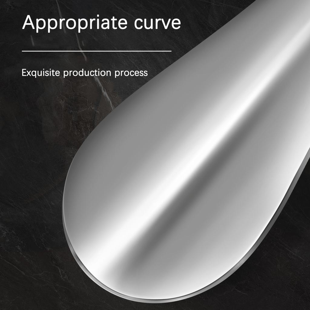 10cm Easy Carry Mini Black Shoehorn Metal Durable Stainless Steel Portable Fashion Key Ring Shoe Horns Accessories Aid Tool