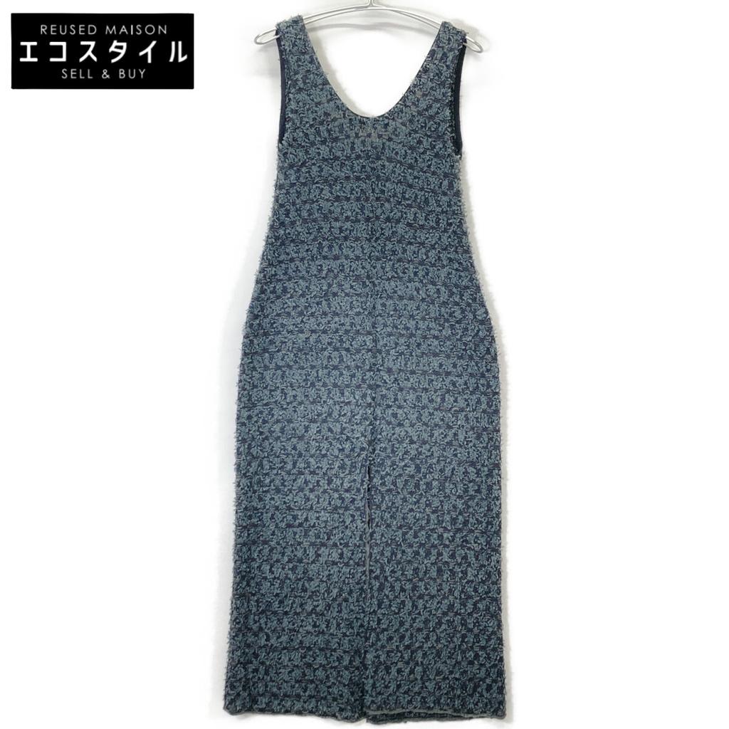 IRENE 25 Years Charcoal Gray 27S85004 Tweed Knit Dress Dress 36 Charcoal grayUsed