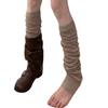 Stretch Leg Warmers Teens Girls Tube Socks Japanese JK Socks Footed Leggings