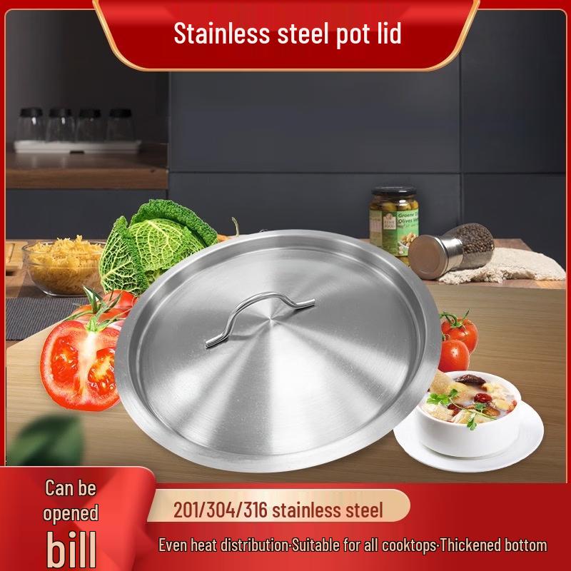 Thickened 201 Stainless Steel Pot Lid