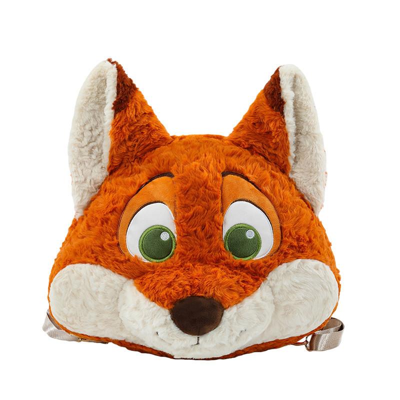 Zootopia Nick And Judy Plush Backpack With Pp Cotton Fill For Kids And Teens