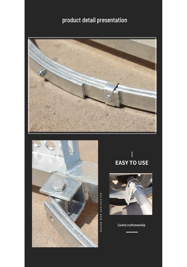 Aomai Shock Absorbing Trailer Axle Leaf Spring Mounting Kit