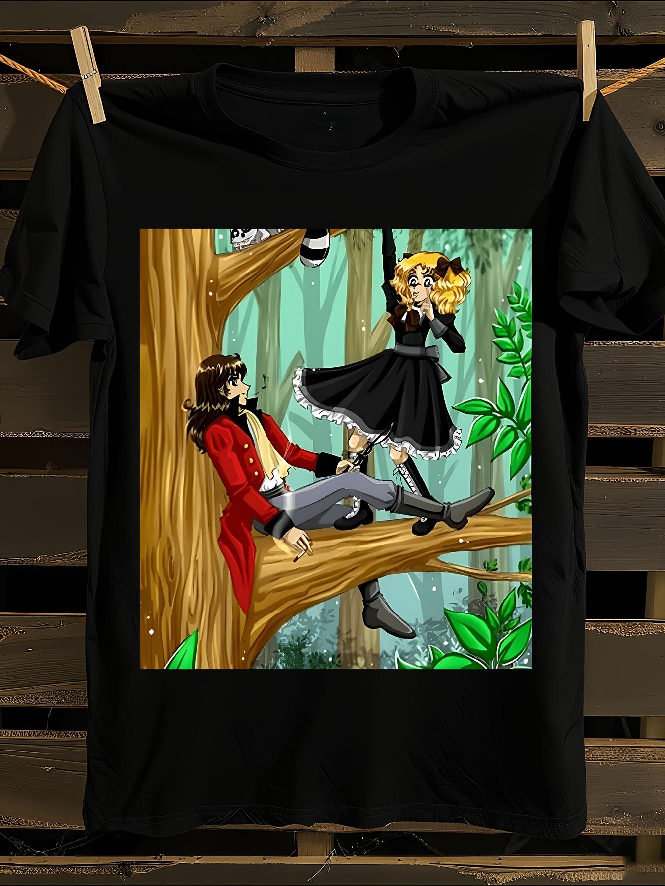 s Anime Manga T-shirt L