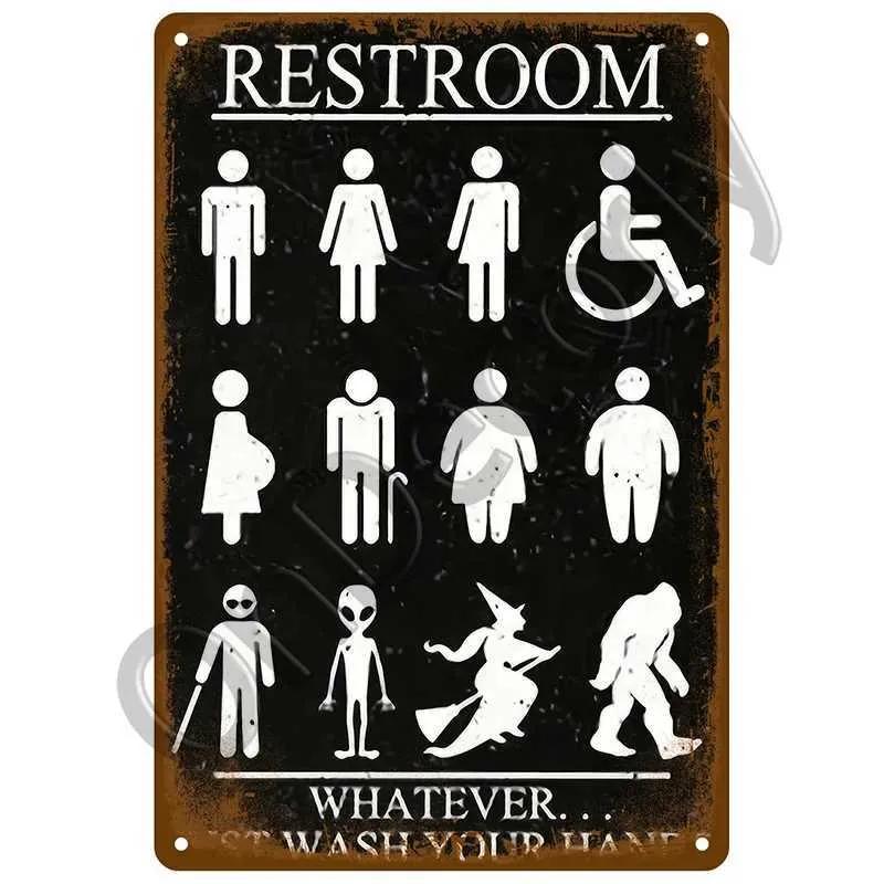 Retro Dangerous Tin Sign Home Wall Decoration Used For Bar Painting Retro Warning Metal Sign Plaque Cafe Club Man Cave Pubs Art Poster