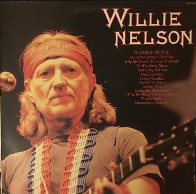 LP Record WILLIE NELSON - A Song For You SHM3127 Hallmark Record 1983 Japan Folk Used