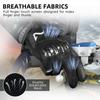 Leather Motorcycle Gloves for KTM Harley Husaberg Polaris RZR Carbon Hard Shell Protective Motorcross Guantes Men Off-road