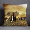 African Animal Beasts Home Decoration Pillowcase Square Pillowcase Home Office Decoration Cus On Cover