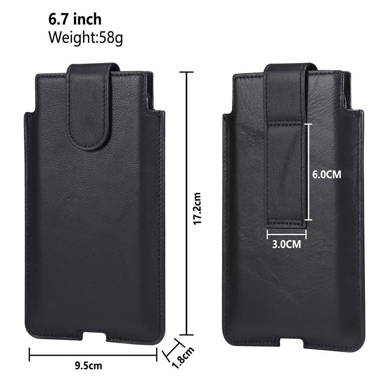 Echte Leder Tasche Für Samsung Galaxy S25Ultra S25edge S24FE A36 A26 A16 iphone 16 15 14 13 Xiaomi Handy Holster Gürteltasche