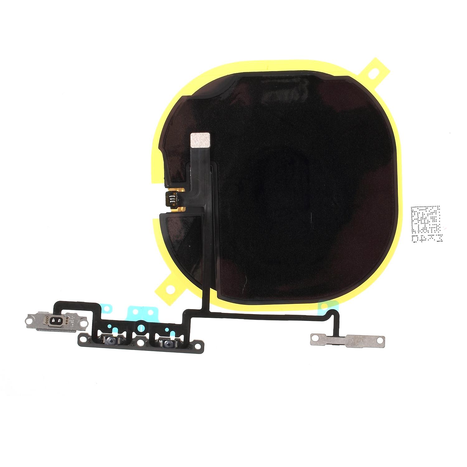 

For iPhone X (Ten) OEM Volume Button Flex Cable+Qi Wireless Charging Port Flex Cable A