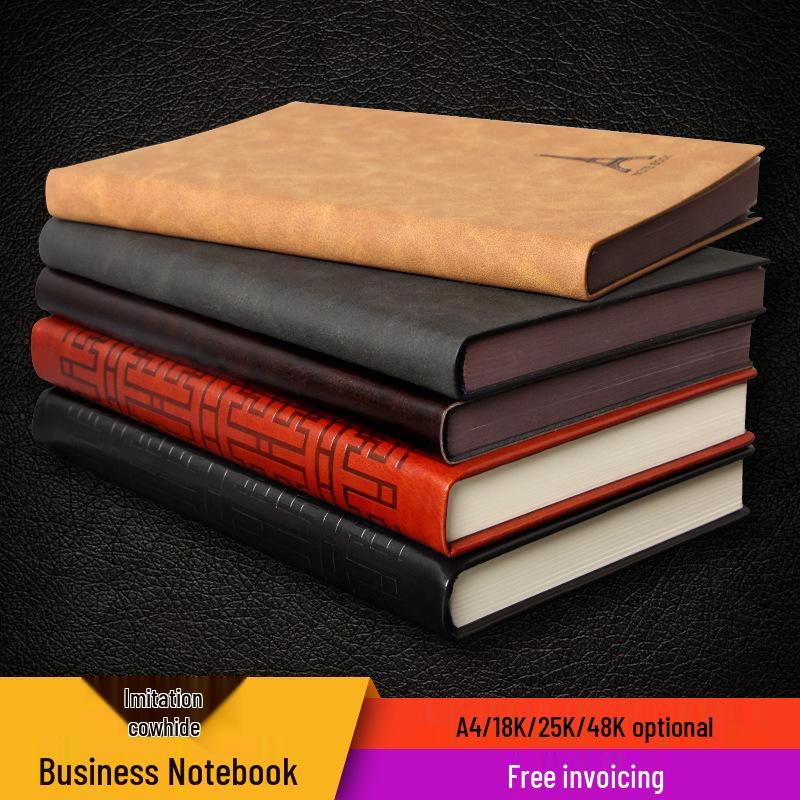 A5 Business Notebook Diary - Large Meeting Record Book, Office Supplies